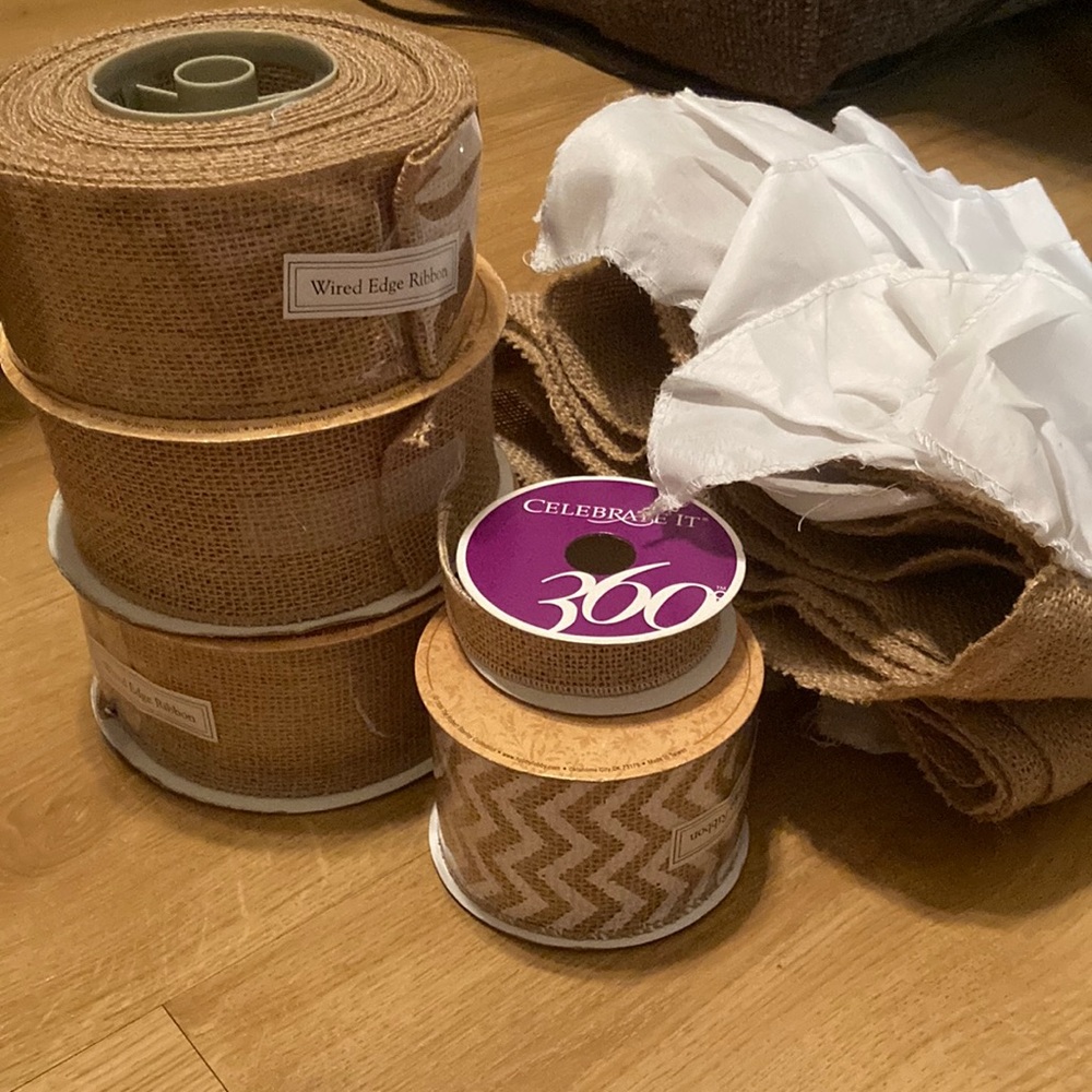 Hobby Lobby Burlap Wedding Craft Bundle